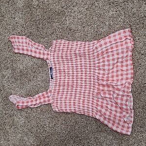 Teen. Cute, red/white checkered top. Size xs